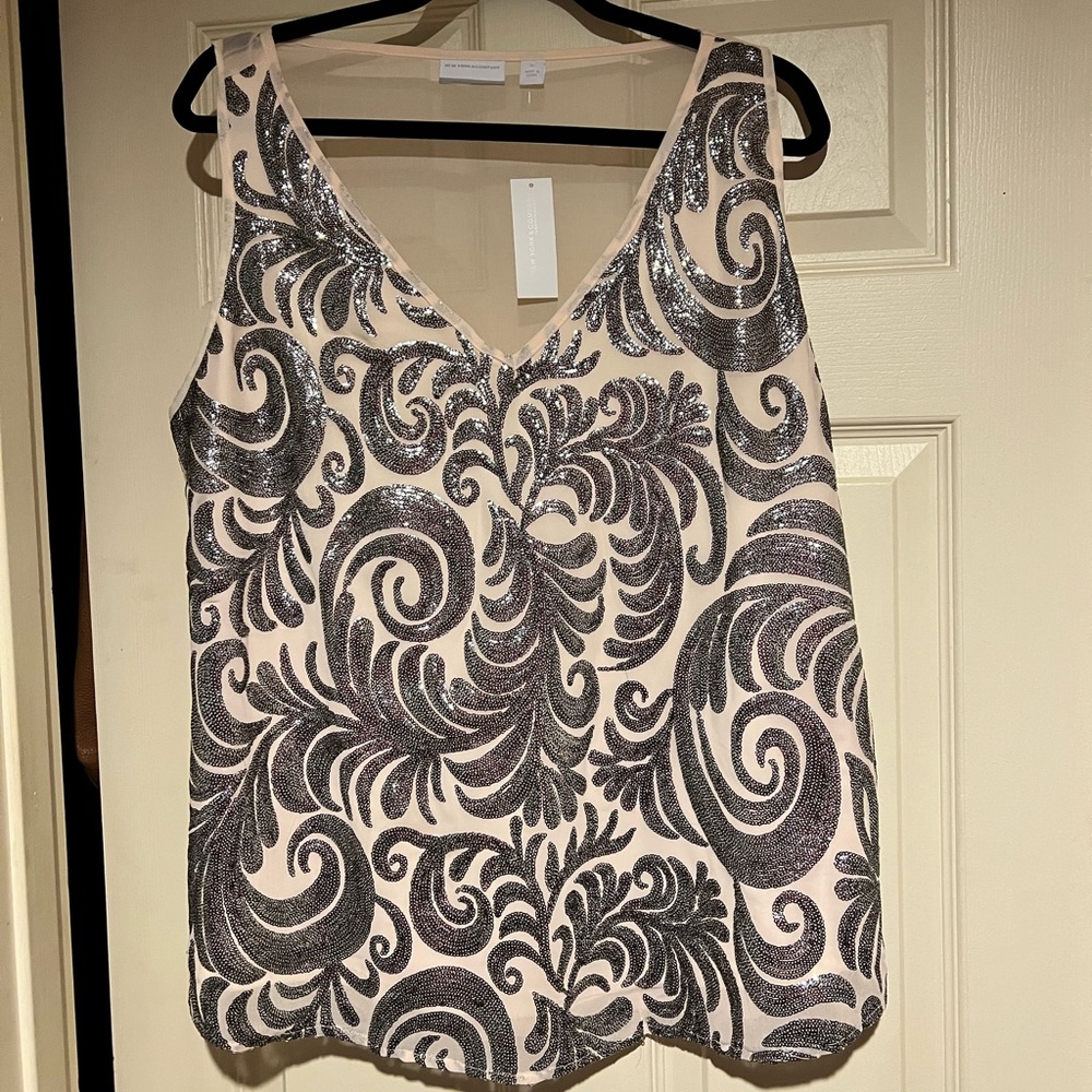 Nwt NY & Co sheer tank xl